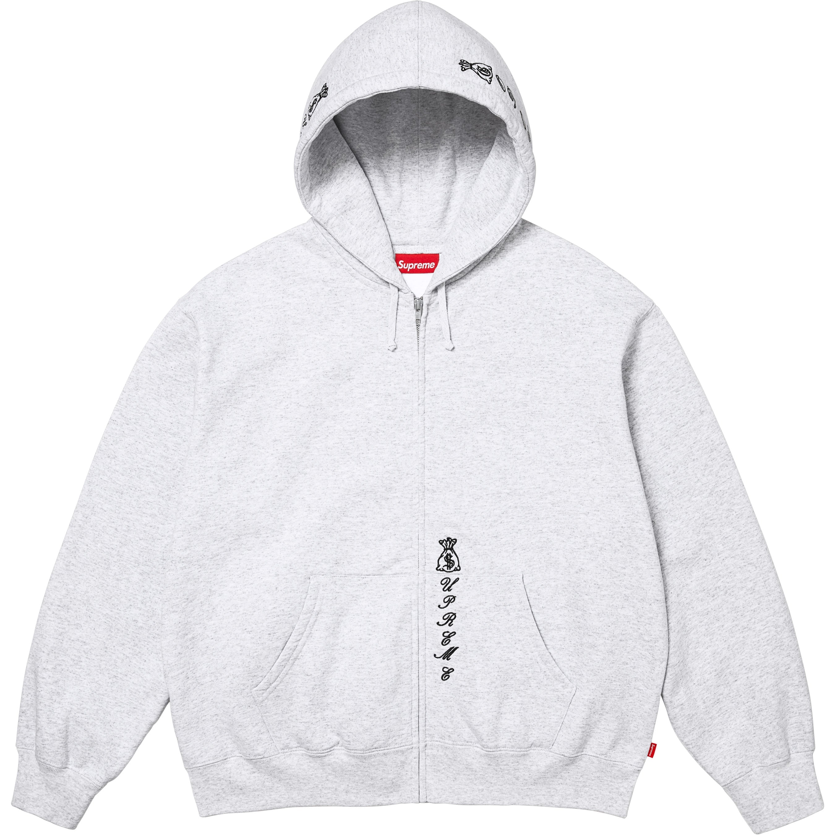God Over Money Zip Up Hooded Sweatshirt view 6